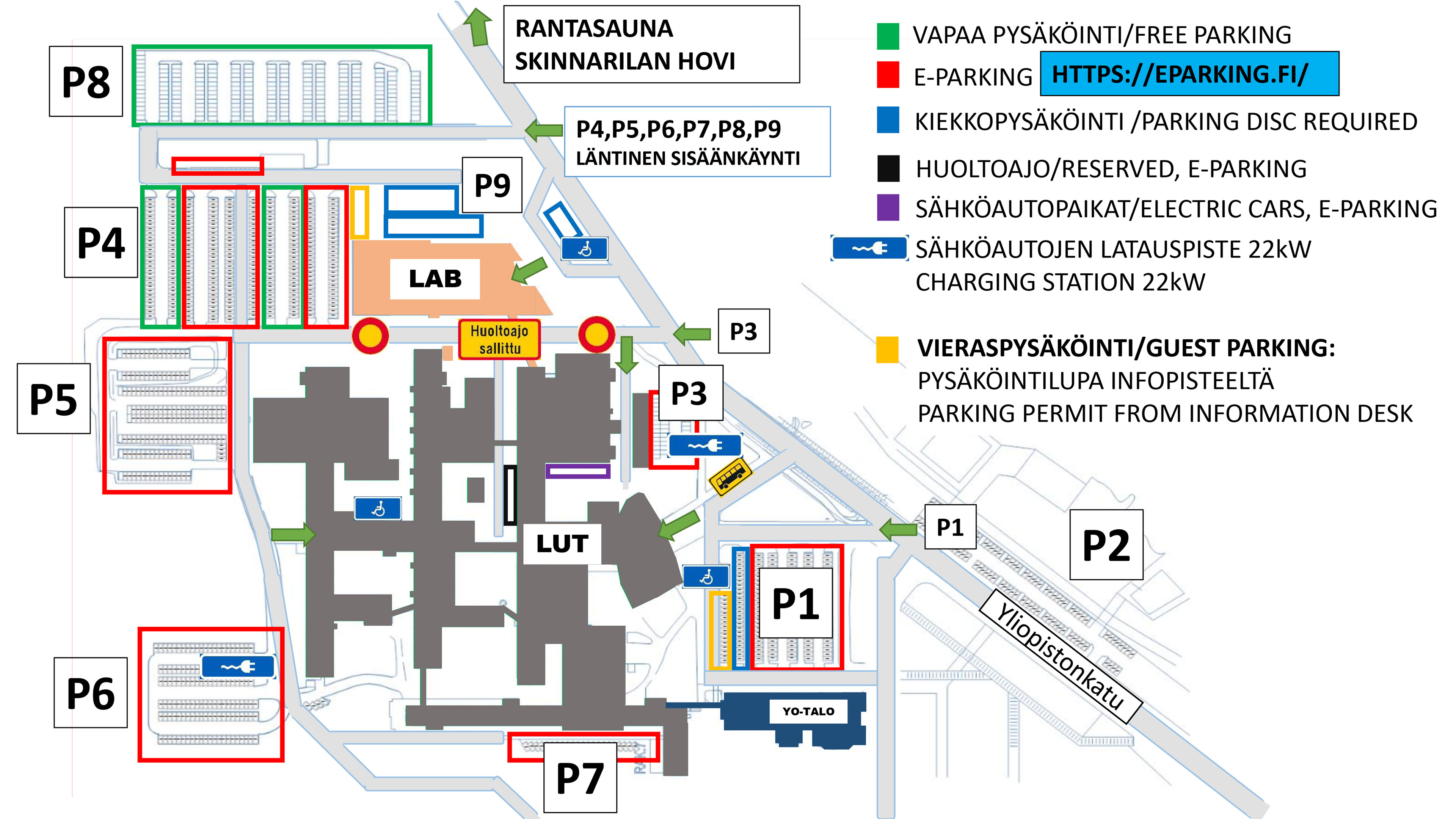 Tutustu 65+ imagen lut yliopisto kartta