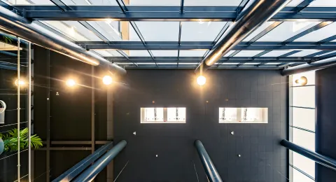 Roof of LUT University main lobby