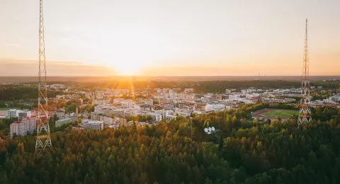 Lahden kaupunki, ilmakuva 