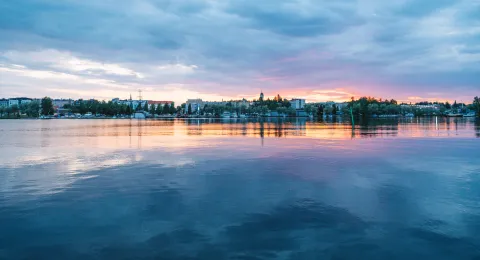 Mikkeli at sunset
