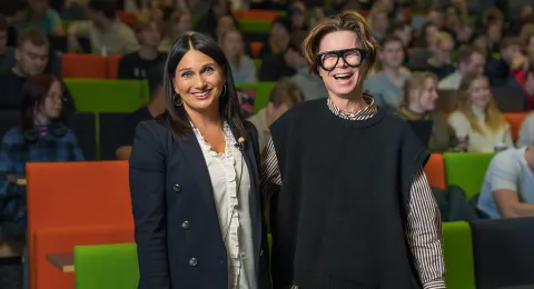 Heidi Björklöf ja Sami Sykkö