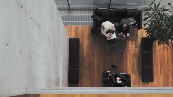 Students team working in LUT School of Business and Management LBM University