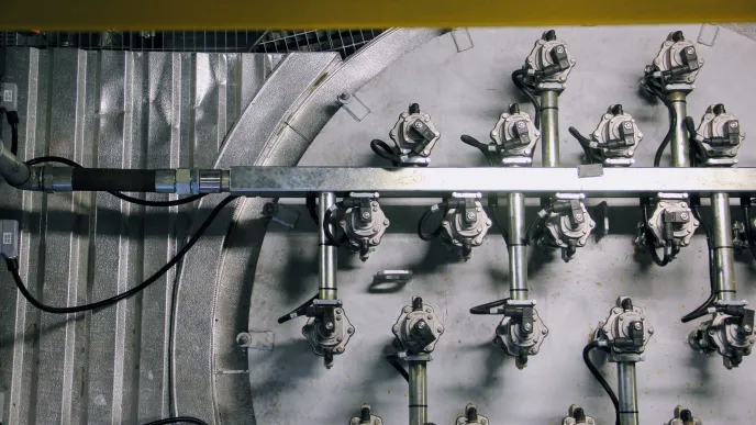 Yksityiskohta tehtaassa.