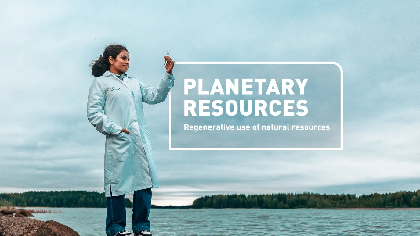 The world needs sustainable resource management and innovative materials to ensure long-term environmental and human well-being.