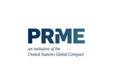 PRME – The Principles for Responsible Management Education logo.