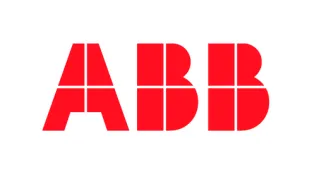 Red logo of ABB