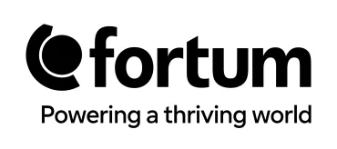 Fortum black and white logo