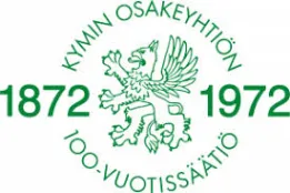 Kymin Osakeyhtiön 100-vuotissäätiön logo.