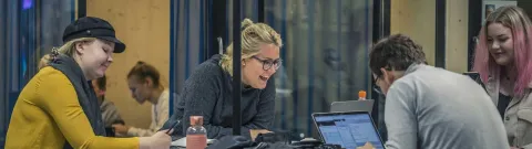 Technology students at Lappeenranta campus 