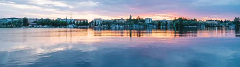 Mikkeli at sunset 