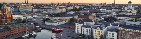 Helsinki above copyright Kari Ylitalo / Helsinki Partners