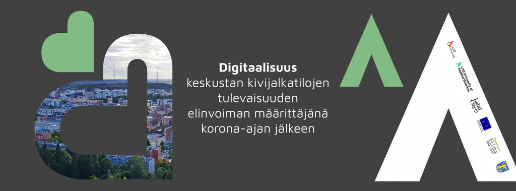 Dikkaa-hanke: Digitaalisuus keskustan kivijalkatilojen tulevaisuuden elinvoiman määrittäjänä korona-ajan jälkeen