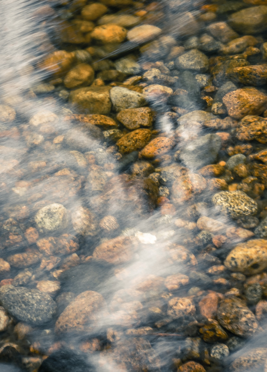 Underwater rocks in Kärnäkoski river