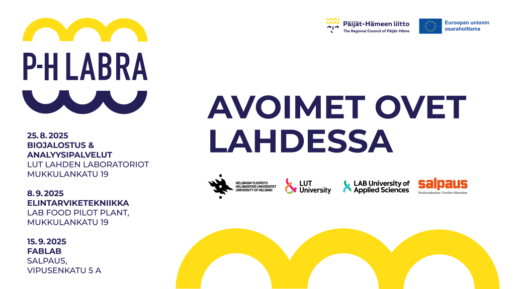 P-H Labra avoimet ovet -mainos.