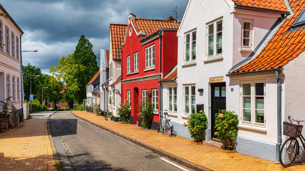 Sonderborg, Tanska, katunäkymä