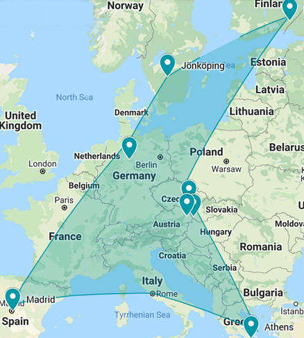 Eulist location map