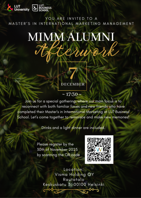 MIMM alumni afterwork