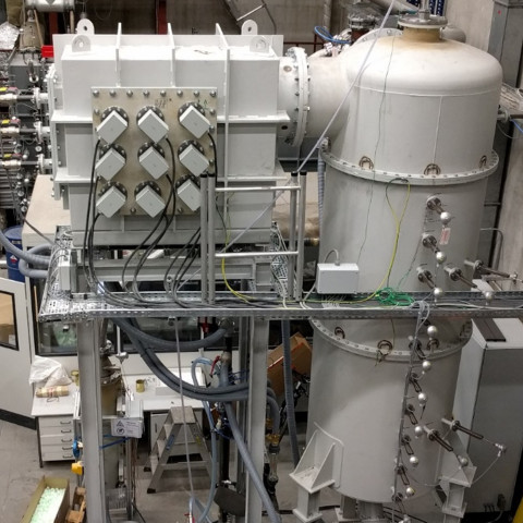 1 MWh thermal energy storage test rig
