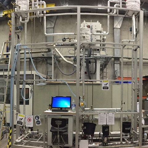 Two phase flow test rig